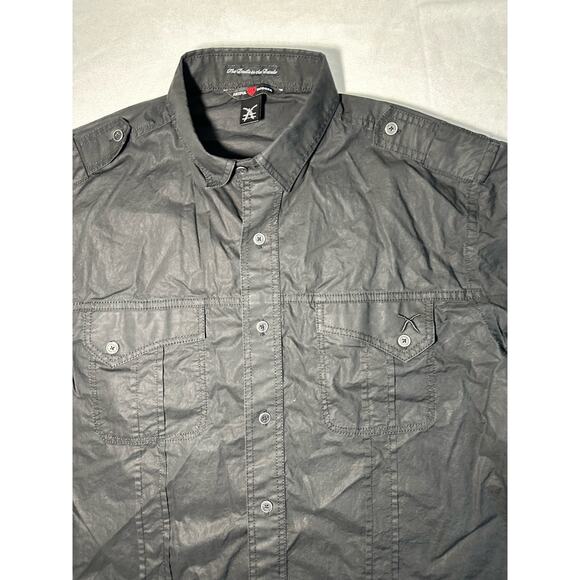 Artful Dodger Men's Black Button Up Size Large - Picture 4 of 6